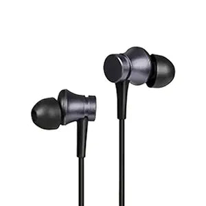 MI:HEADSET:EARPHONE BASIC (WITH MIC) (BLACK)