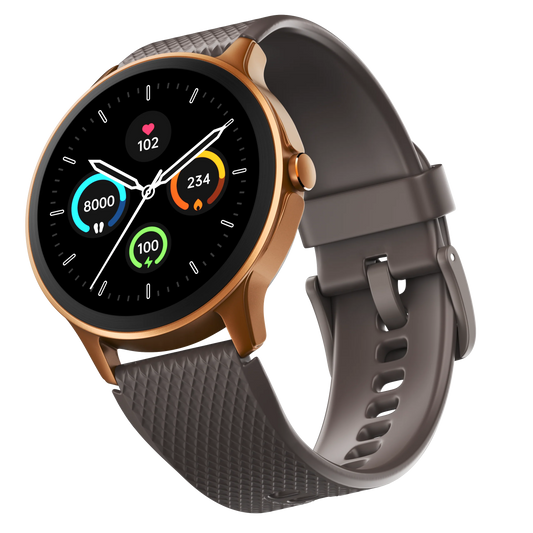 NOISE:SMART WATCH (C):FIT CURVE (BROWN)